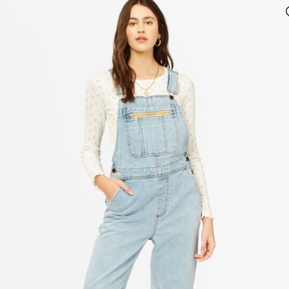 NWT Billabong Basic Beach Relaxed Overalls - Picture 4 of 8